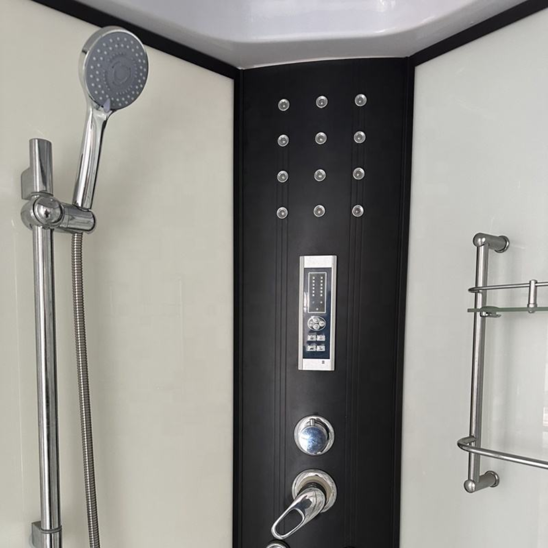 AquaLuxe HaloCurve Steam Shower